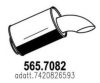 RENAULT 7420826593 Middle-/End Silencer